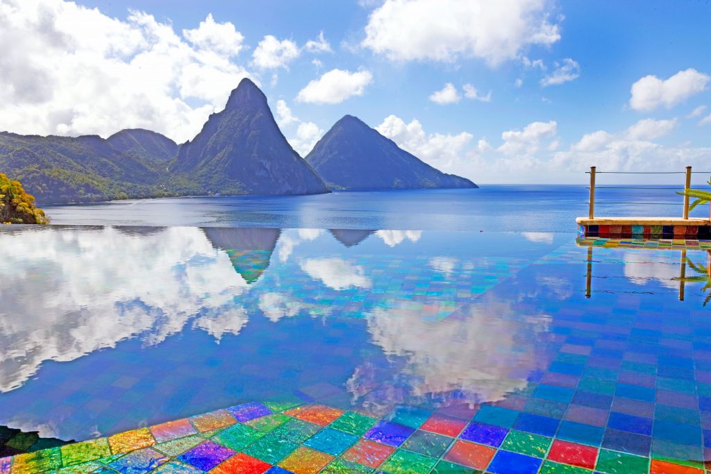 Infinty Pool at Jade Mountain