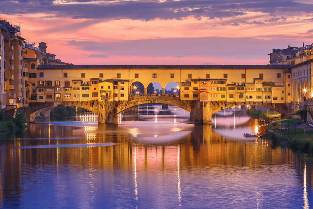River Arno, Ponte Vecchio, Florence, Tuscany, Italy
