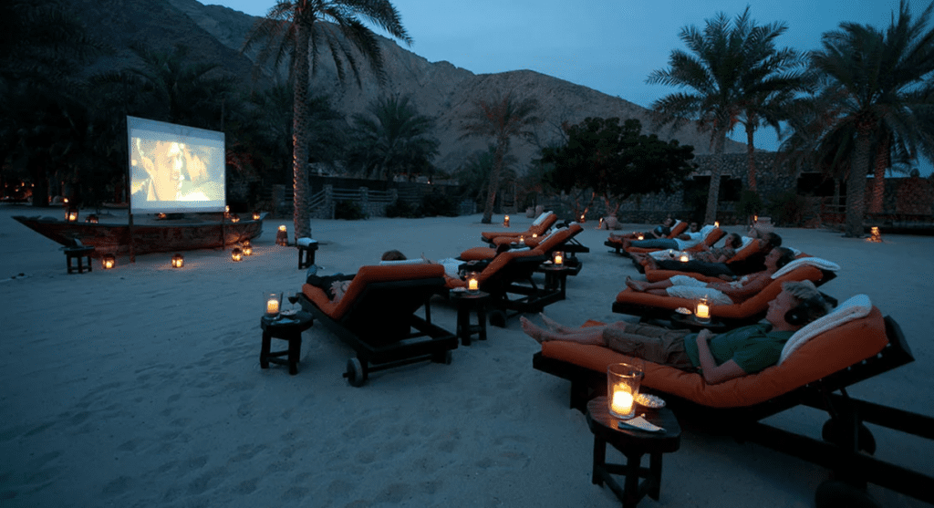 Cinema, Six Senses Zighy Bay, Oman