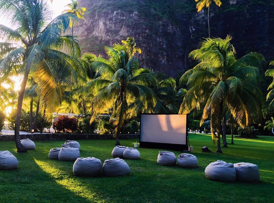 Cinema, Sugar Beach, St Lucia