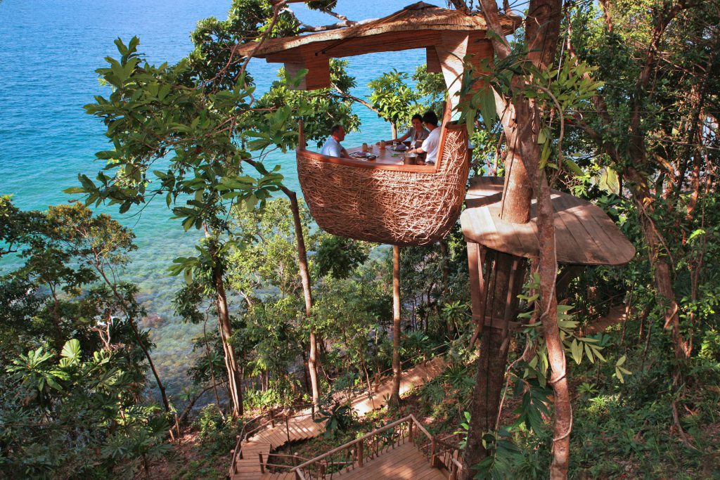 Soneva Kiri treetop dining