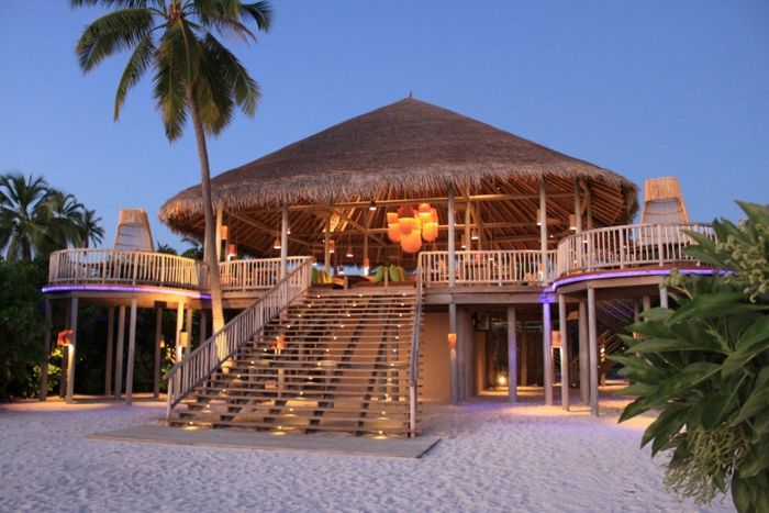 LEAF restaurant at Six Senses Laamu
