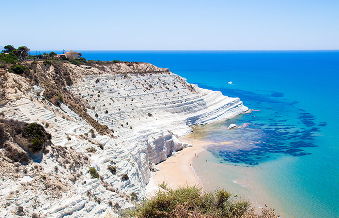 View of Scala dei Turchi, Sicily, Italy