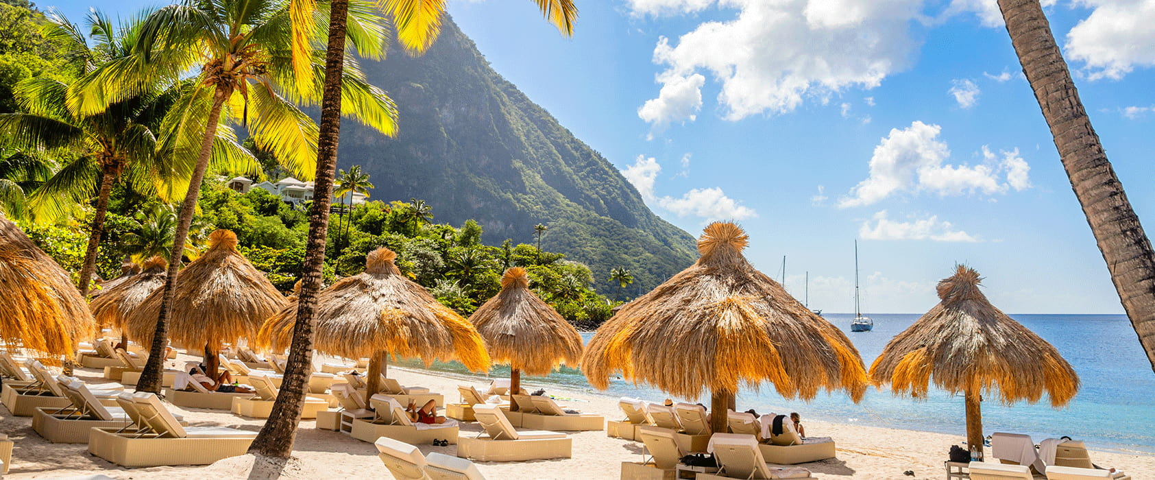 St Lucia beach