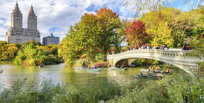 Bow Bridge at Central Park, New York City