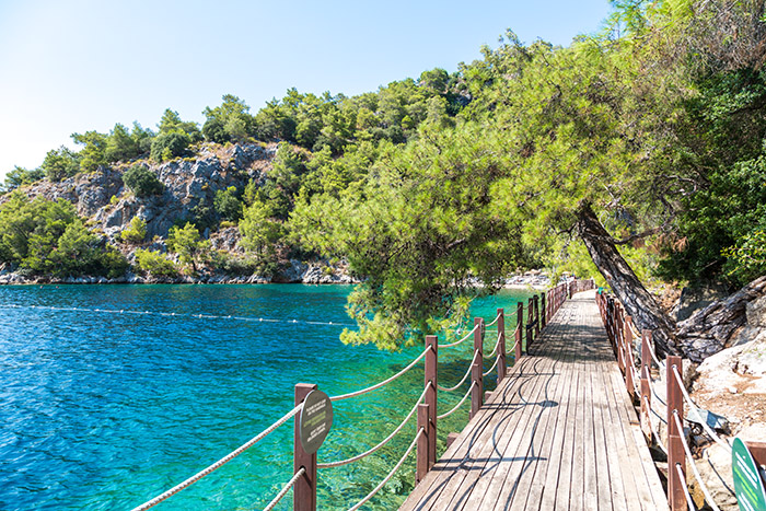 Silent Beach at Hillside Beach Club, Fethiye, Turkey