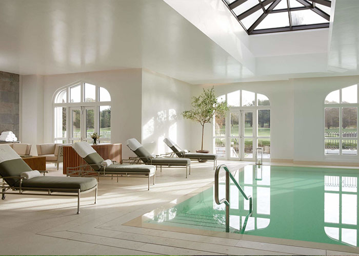 Indoor pool area at Adare Manor, Ireland
