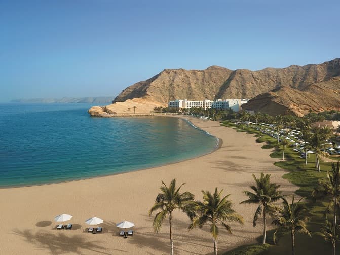 Luxury beach resort, Oman