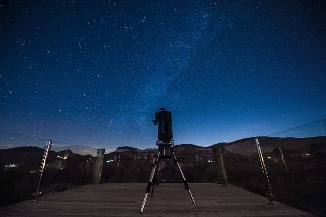 Stargazing at Alila Jabal Akhdar, Oman