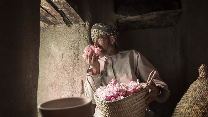 The rosewater tour at Anantara Al Jabal Al Akhdar, Oman