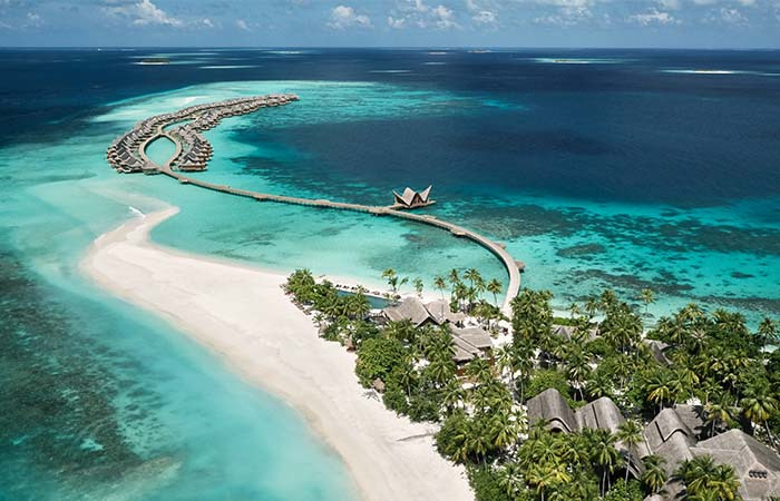 Aerial Shot of Joali, Maldives