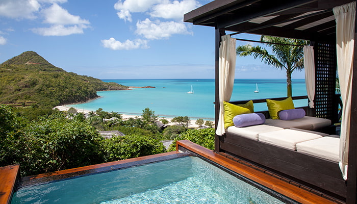 Hillside Pool Suite at Hermitage Bay, Antigua