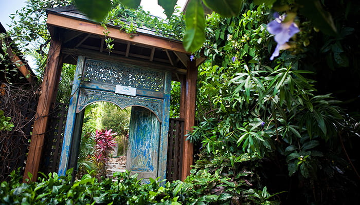 Entrance for The Garden Spa at Hermitage Bay, Antigua
