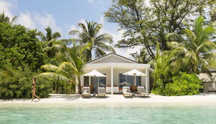 Lagoon pavilion at Lux* South Ari Atoll Resort, Maldives