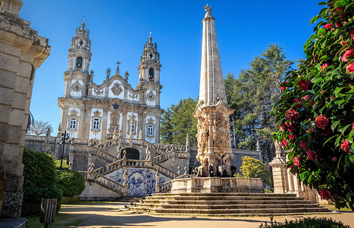 Nossa Senhora dos Remédios Sanctuary in Lamego, Portugal