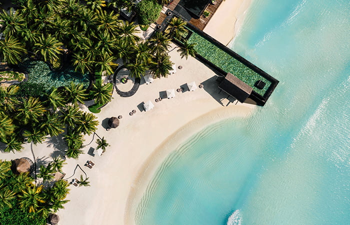 Aerial Shot of One&Only ReethiRah, Maldives