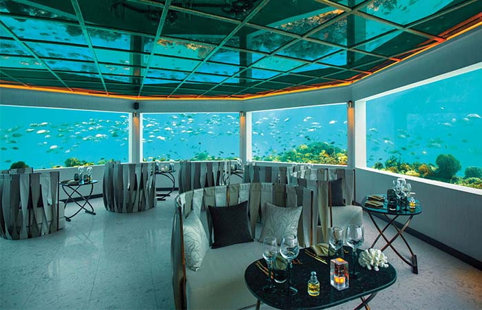 M6M Underwater Restaurant at OZEN Life Maadhoo, Maldives