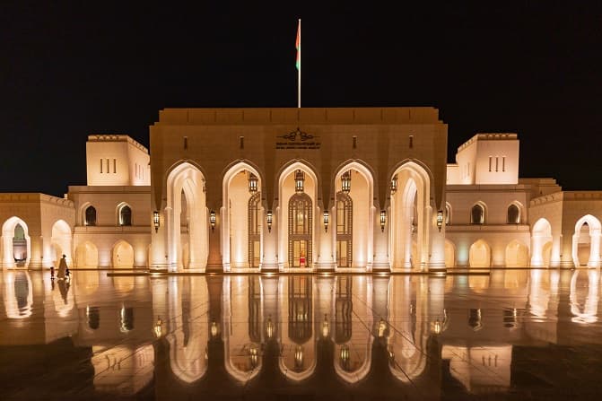 The Royal Opera House in Muscat, Oman