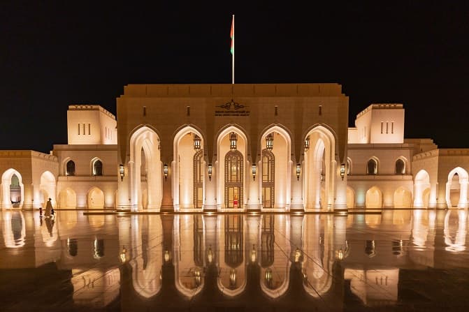 The Royal Opera House in Muscat, Oman