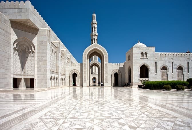 The Sultan Qaboos Grand Mosque, Oman