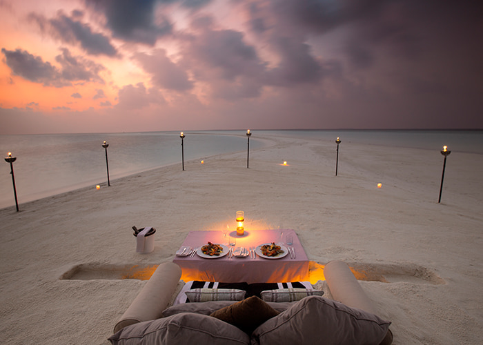 Destination Dining experience at Milaidhoo, Maldives