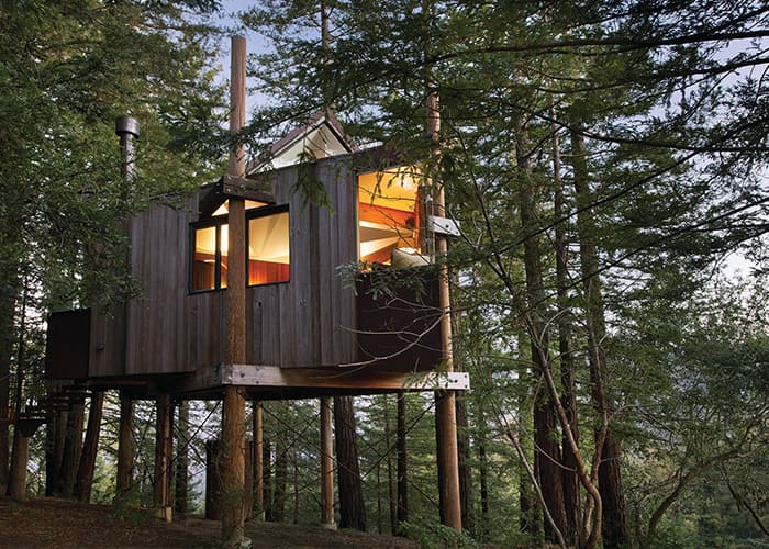 Tree House accommodation at Post Ranch Inn, California, United States of America  