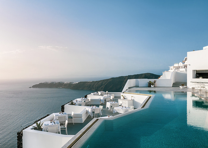 Exterior of Grace Santorini, Auberge Resorts Collection, Santorini, Greece