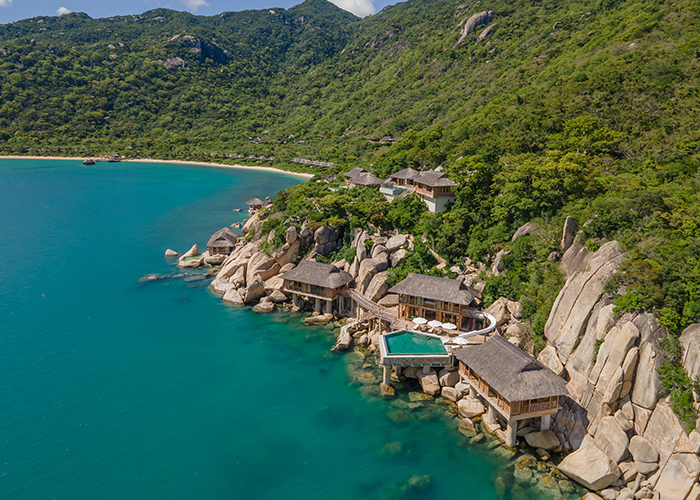 The water Reserve at Six Senses Ninh Van Bay, Vietnam