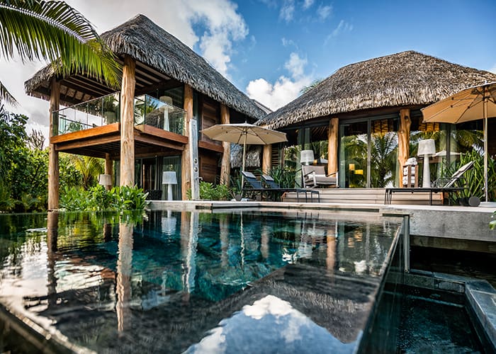 Two bedroom villa at The Brando Luxury Resort, Tahiti