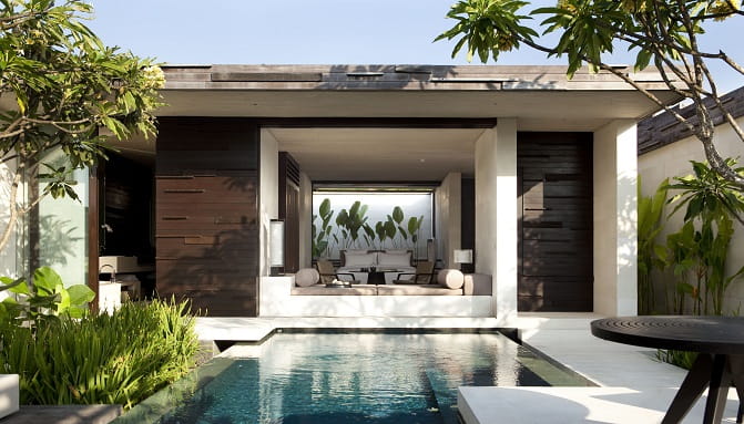 Bedroom at Alila Villas Uluwatu resort in Bali