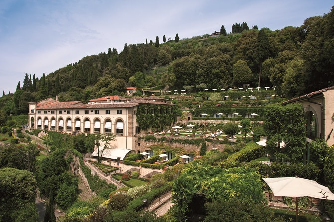 Exterior view of Villa San Michele in Florence