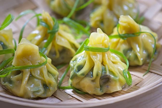 Vegetable dim sums