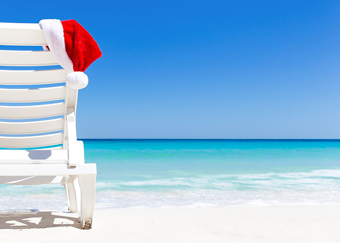 Meet Santa for Christmas in the Maldives