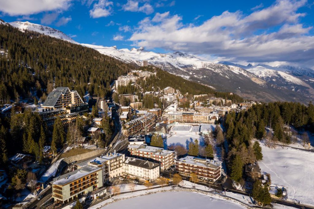 Crans Montana Ski Village