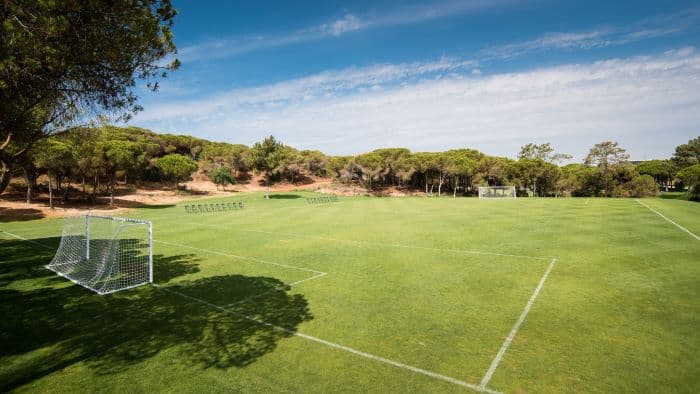 Exterior football pitch at Pine Cliffs