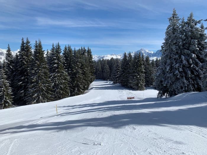 Exterior ski slope, Megève Ski Resort