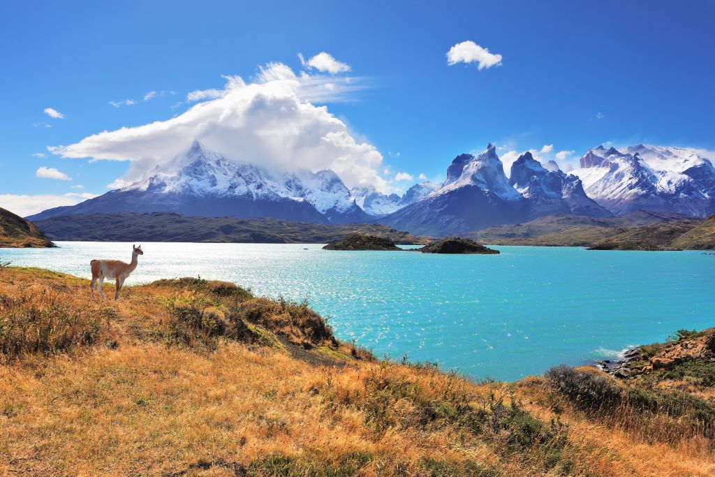 Torres del Paine National Park in Chile. 