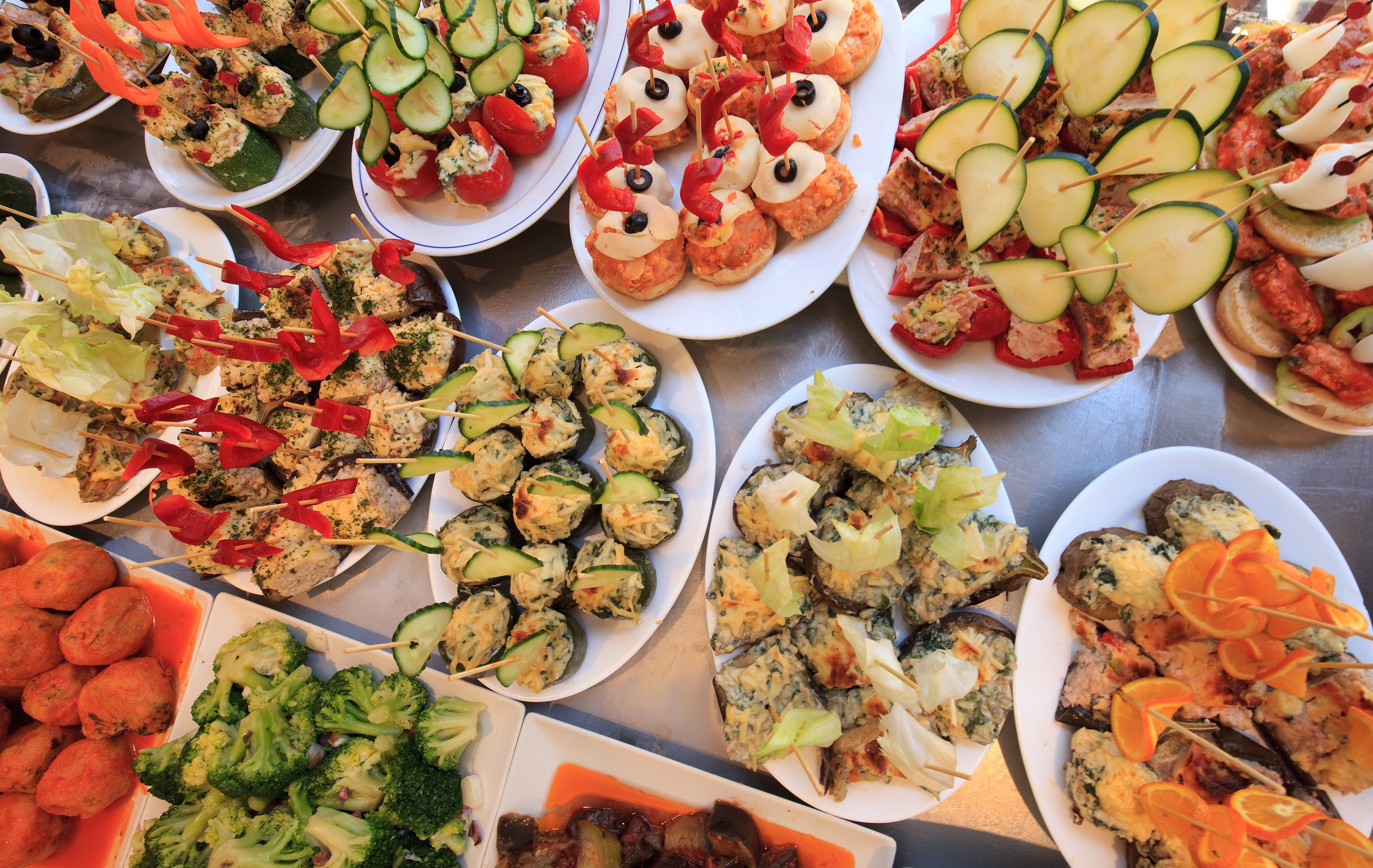 Spread of tapas, Seville